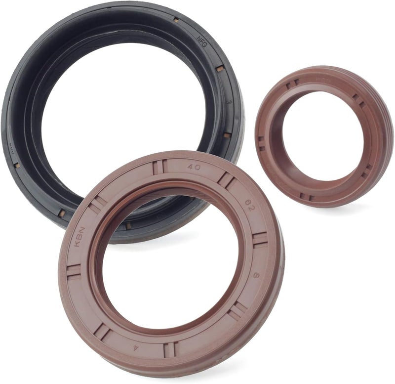 Dusledel DPS6 6DCT250 Transmission Front Oil Seal Kit Includes Input/Output Shaft Seal Replacement for Ford Fiesta 2012-up for Focus 2011-up for B-Max 2012-up for EcoSport 2013-up - Image 1